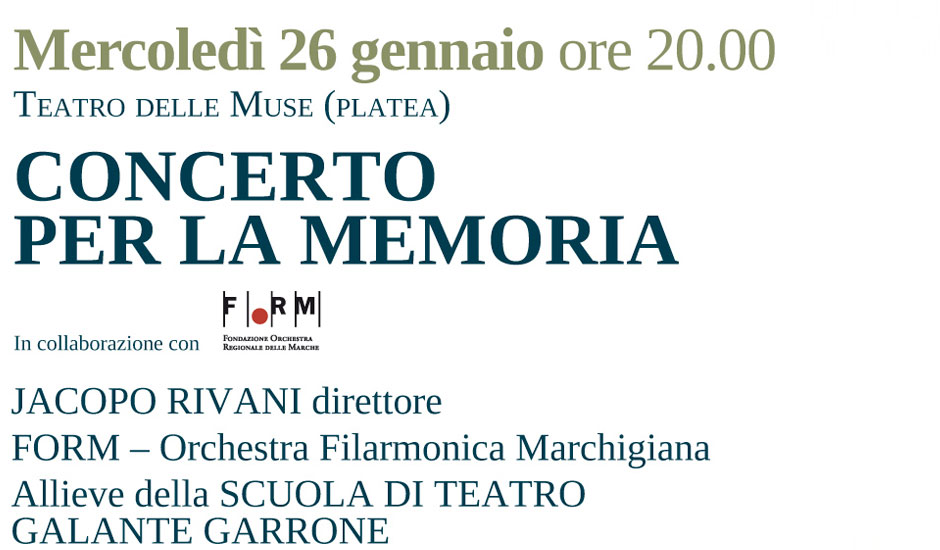 Concerto per la Memoria 2022