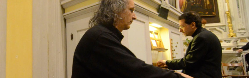 Luca Scandali e Mauro Occhionero organo e percussioni