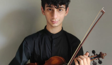 Manuel Burriesci, un giovane violinista per gli Amici della Musica