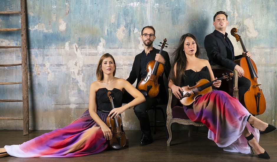 Forma, spazio, colore. Quartetto Indaco